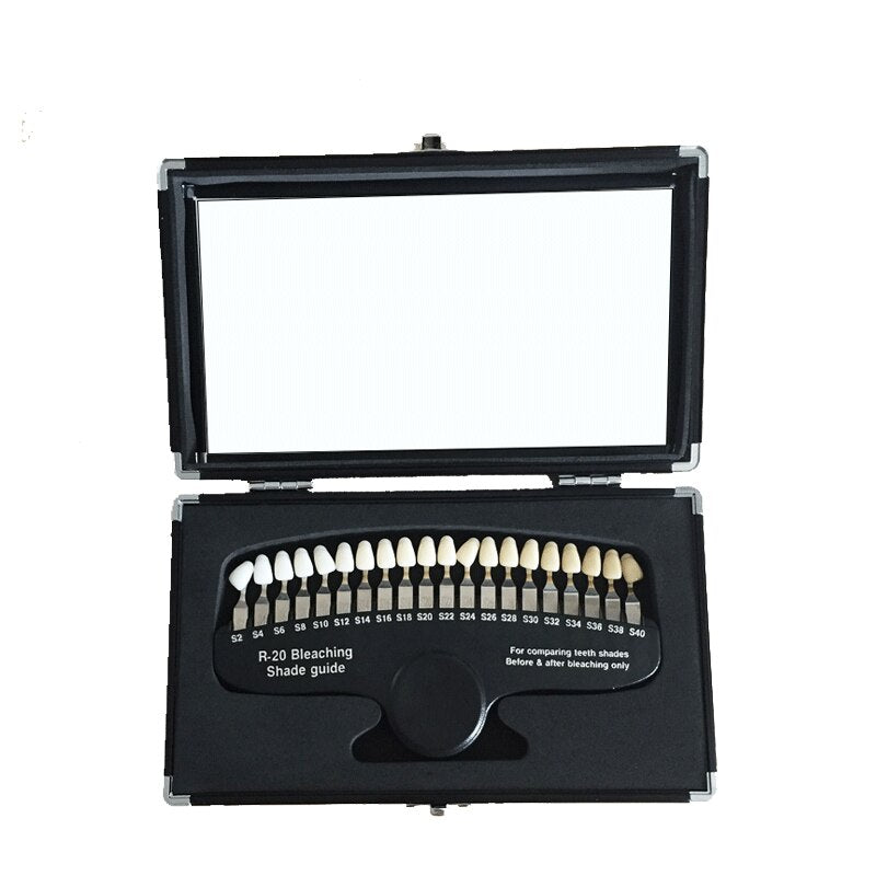 Nuancier de blanchiment des dents en porcelaine