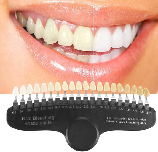 Nuancier de blanchiment des dents en porcelaine